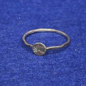 Silver Sunburst Ring